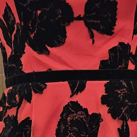 City Studio Juniors Black & Red A-Line Dress - Picture 6 of 6